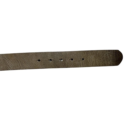 Juicy Wrapped in Couture Vintage Taupe Leather Belt w Crown & Scottie Dog Buckle main image 9